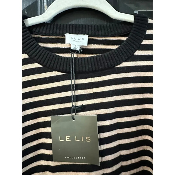 NWT Lelis Collection Striped Knit Casual Sweater Size Small - Picture 9 of 10